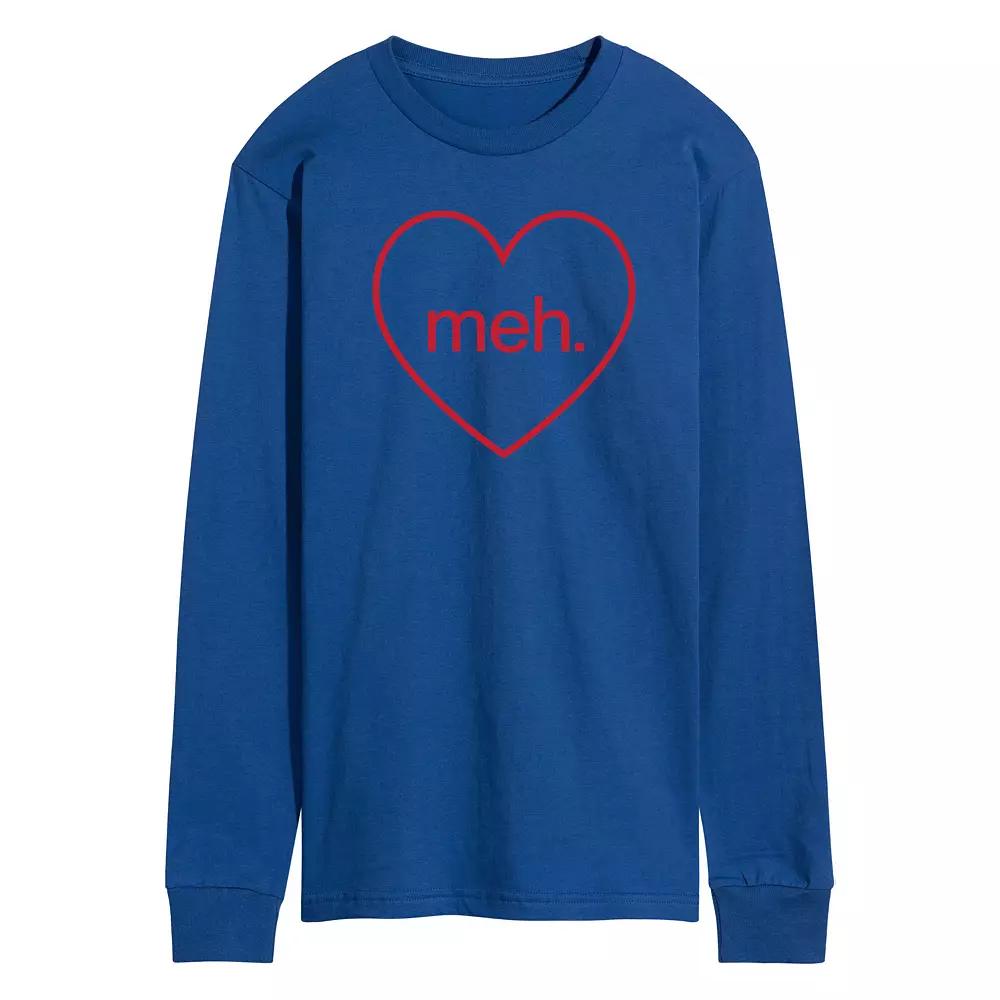 Disney's Mickey Mouse Men's Heart Long Sleeve Tee,  Product Image