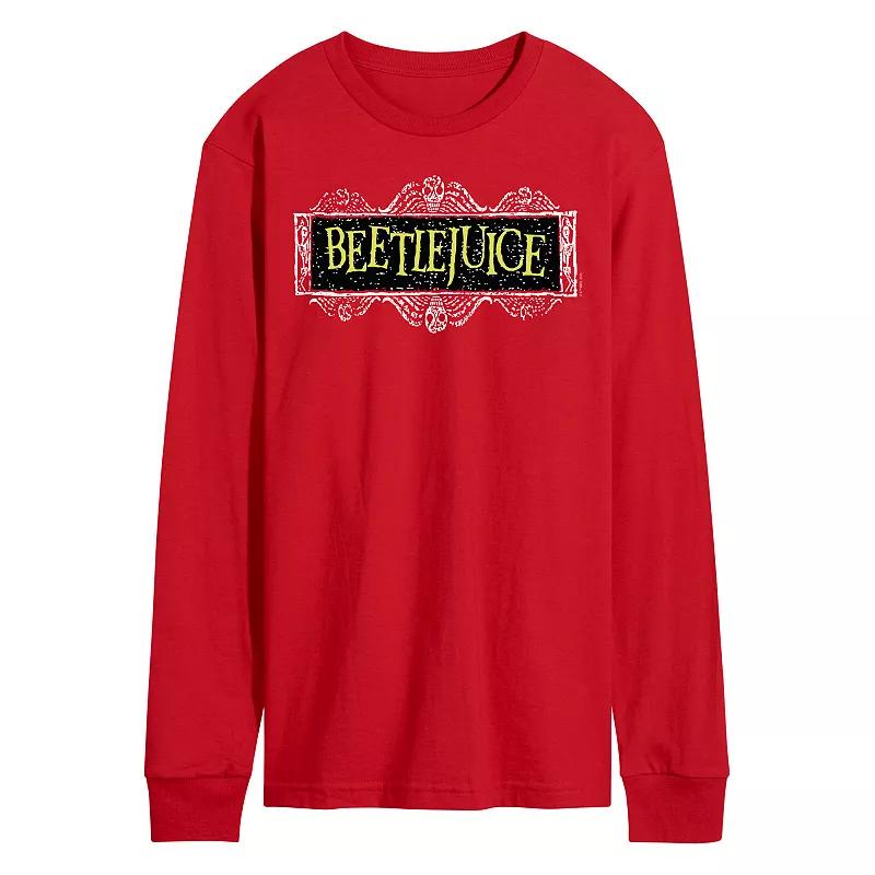 Men's Beetlejuice Logo Long Sleeve Tee,  Product Image