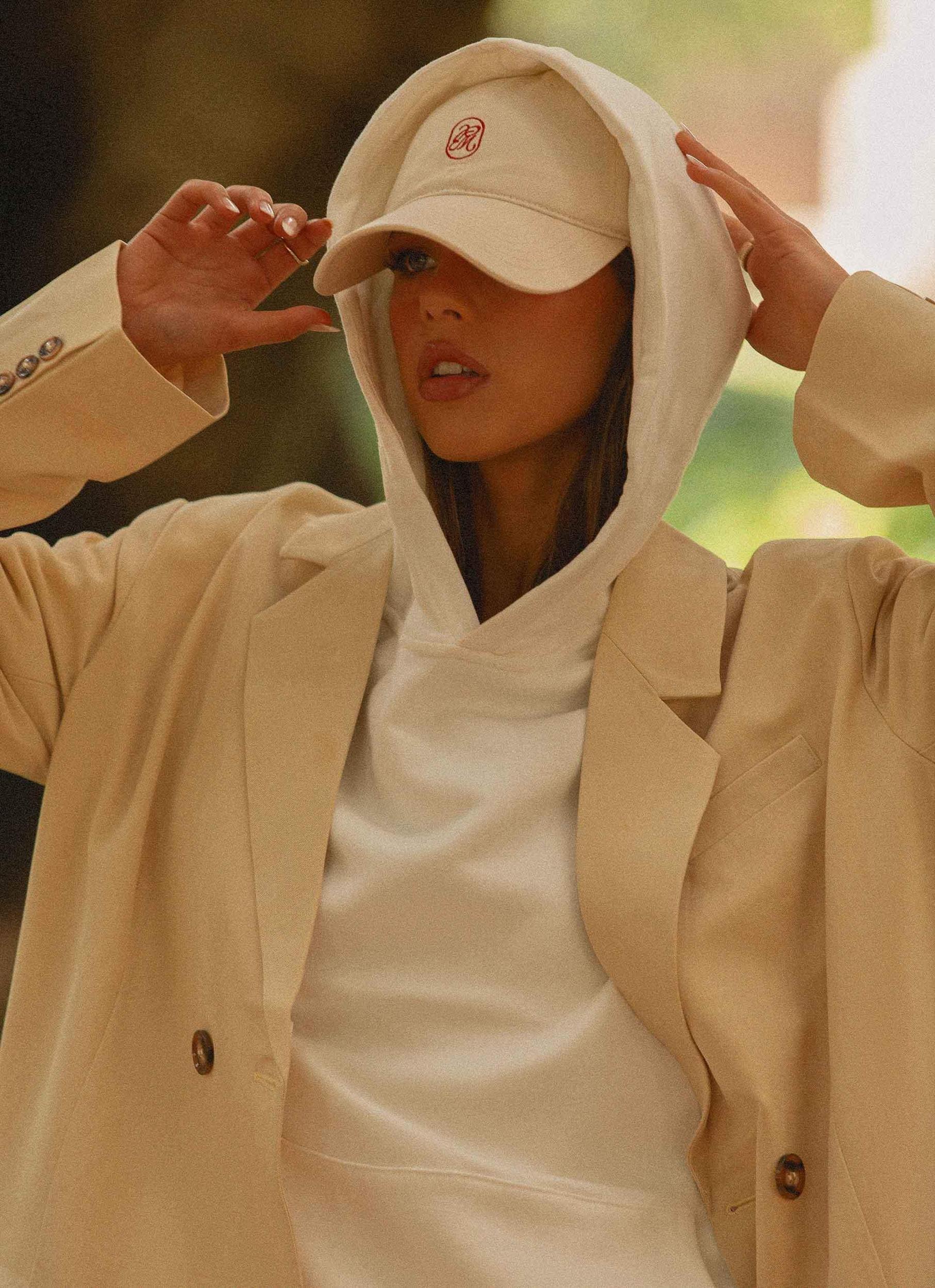 Signature Oversized Hoodie - Ivory Product Image