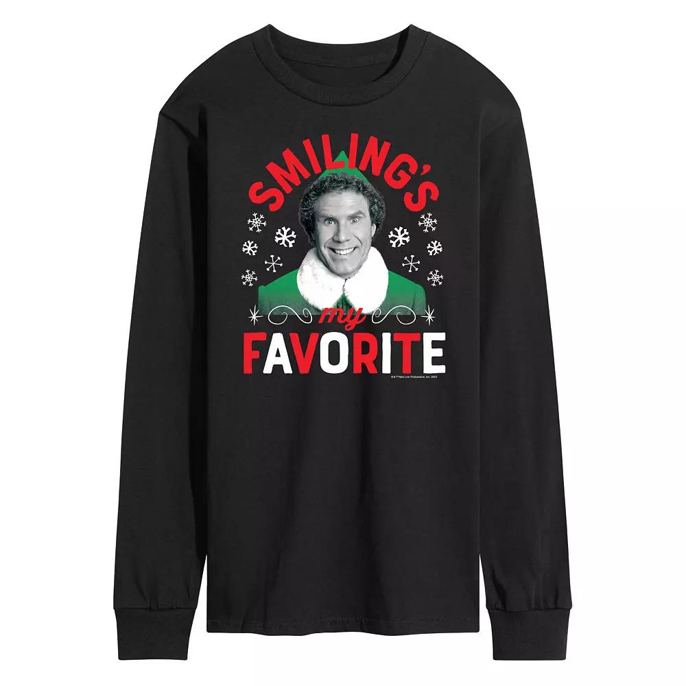 Men's Elf Smilings My Favorite Long Sleeve,  Product Image