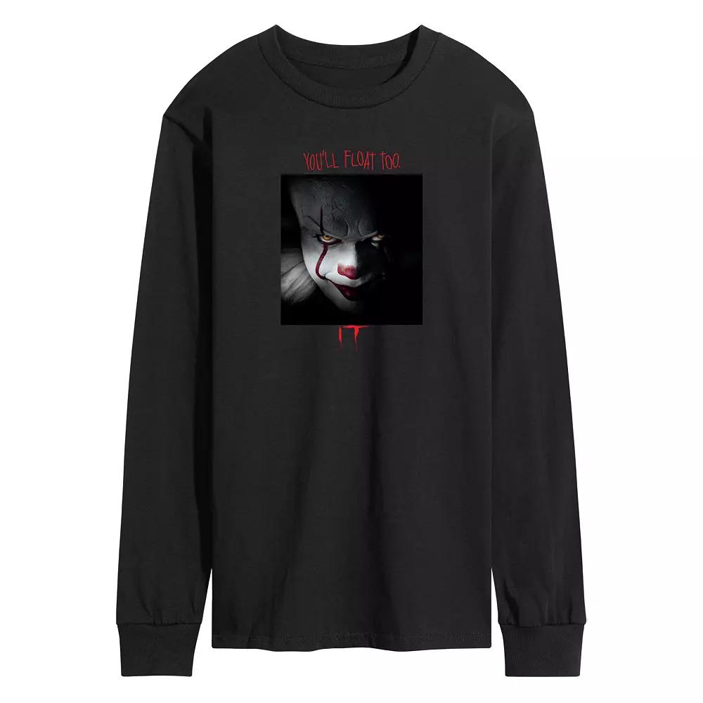 Men's IT You'll Float Too Long Sleeve Graphic Tee,  Product Image