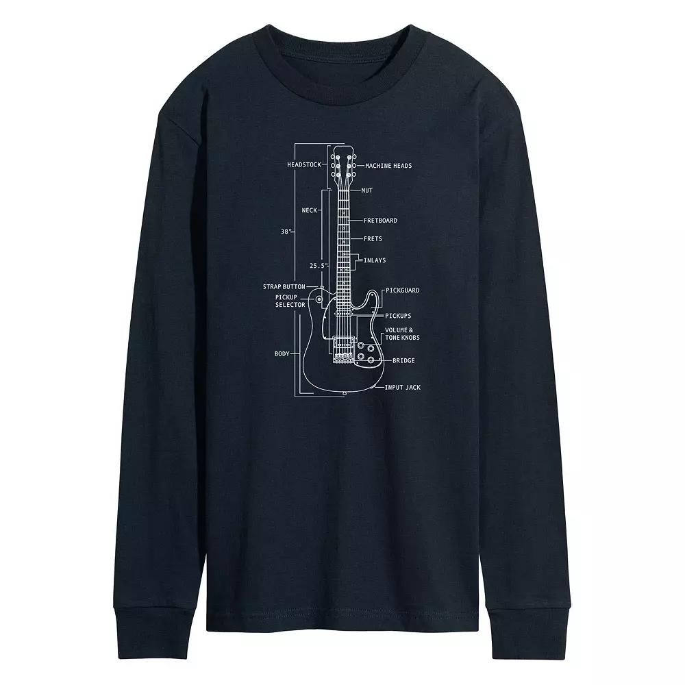 Men's Hot Wheels Speed Club Long Sleeve Graphic Tee,  Product Image