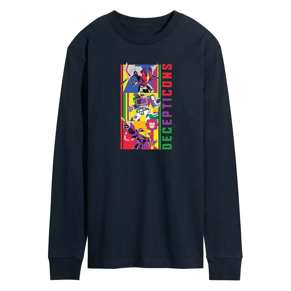 Men's Transformers Decepticons Long Sleeve Graphic Tee,  Product Image
