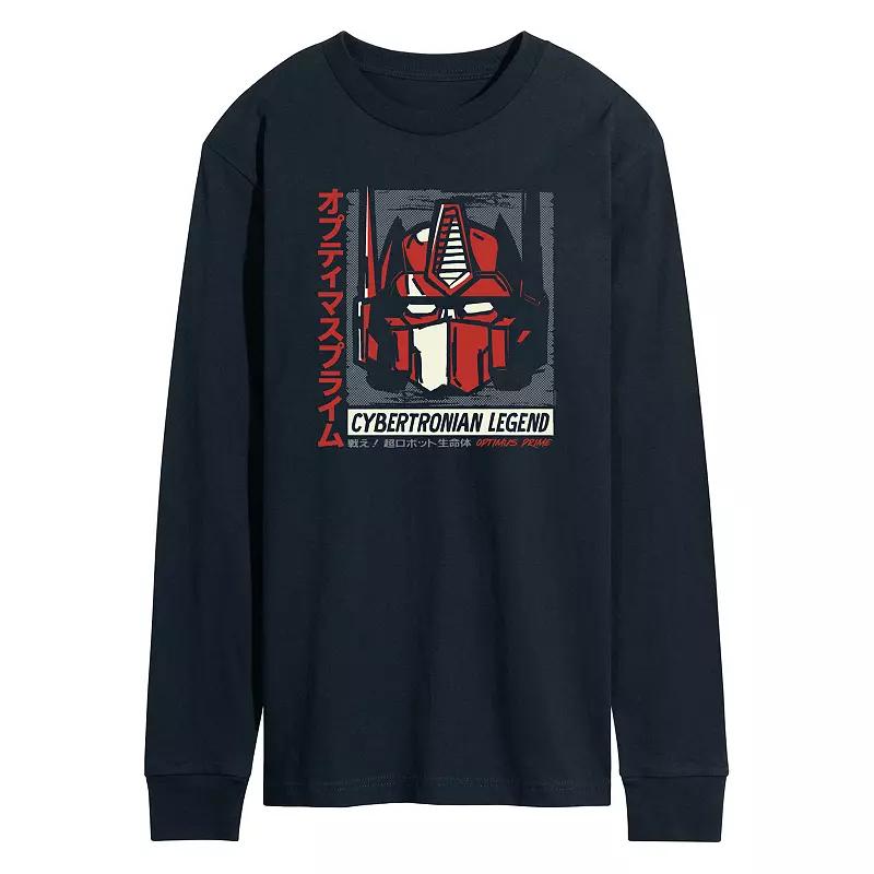 Men's Transformers Optimus Prime Long Sleeve Graphic Tee,  Product Image