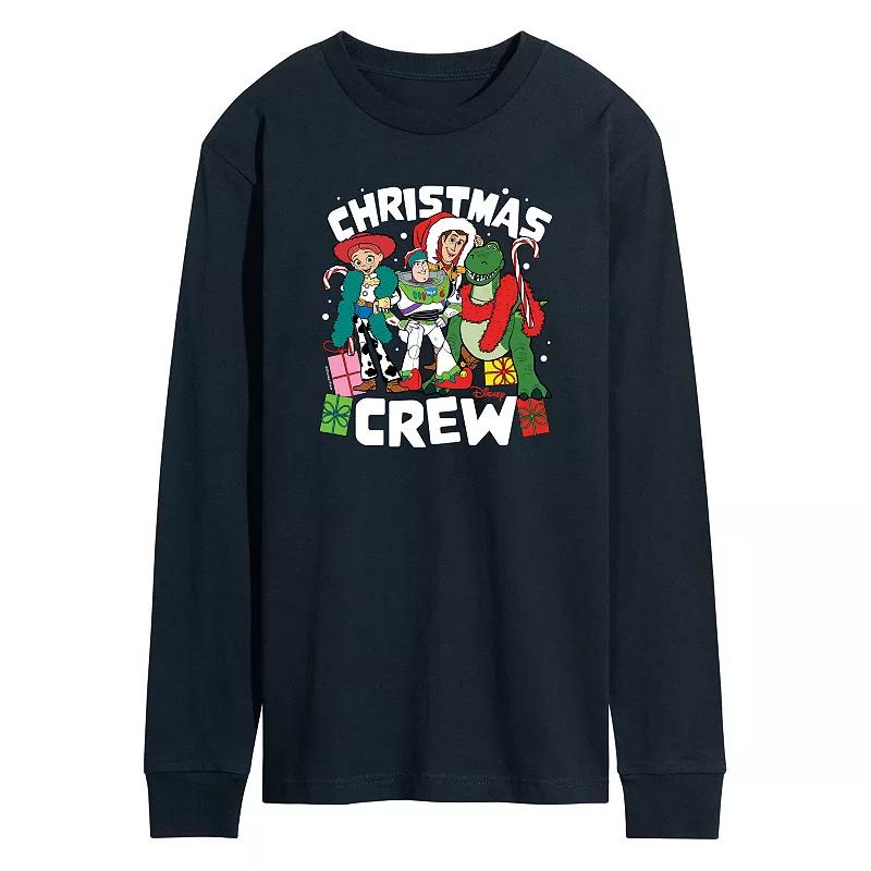 Disney / Pixar's Toy Story 4 Men's Christmas Crew Long Sleeve Graphic Tee,  Product Image