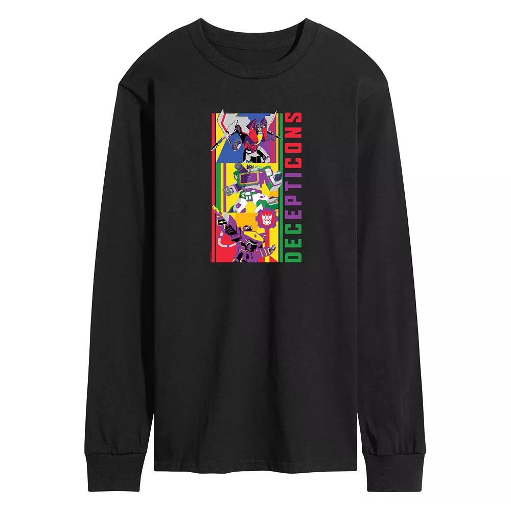 Men's Transformers Decepticons Long Sleeve Graphic Tee,  Product Image