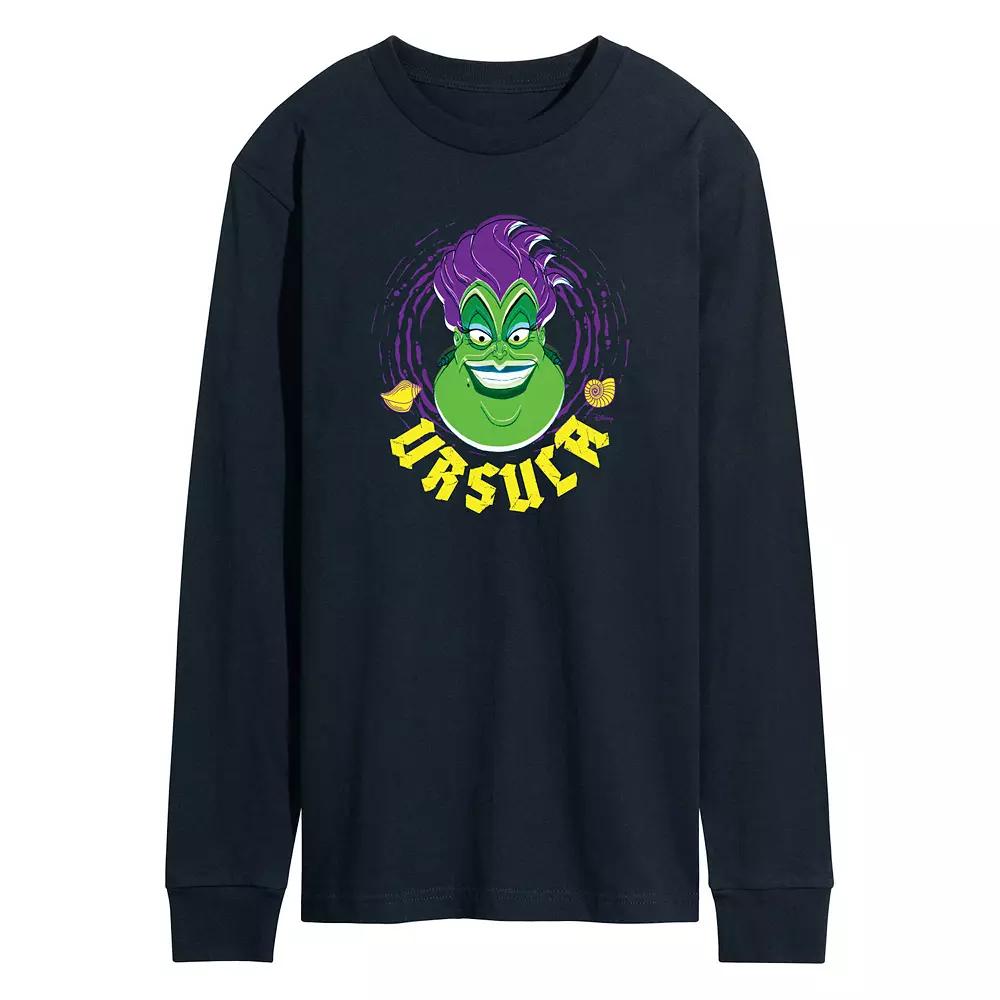 Disney Villains Ursula Men's Long Sleeve Graphic Tee,  Product Image