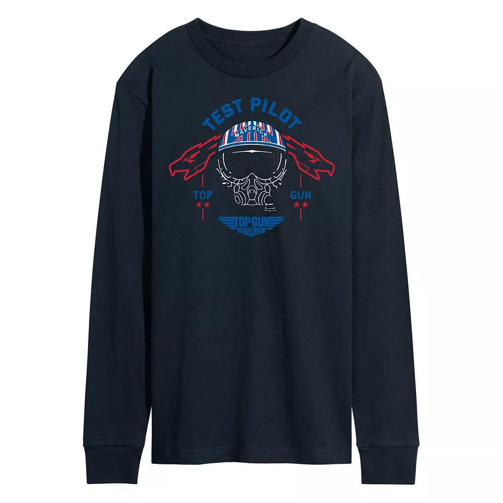 Men's Top Gun Maverick Test Pilot Long Sleeve Tee,  Product Image