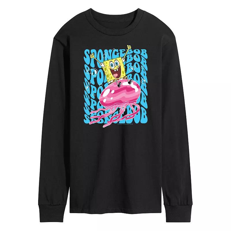 Men's Nickelodeon SpongeBob Squarepants Jelly Wave Long Sleeve,  Product Image