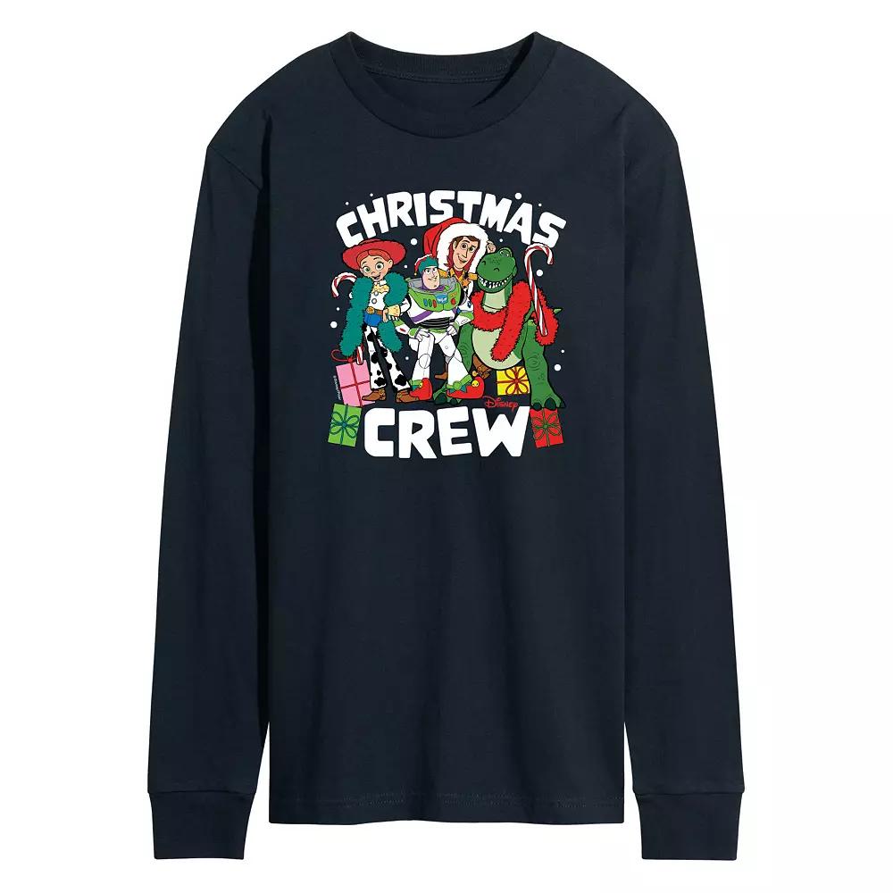 Disney / Pixar's Toy Story 4 Men's Christmas Crew Long Sleeve Graphic Tee,  Product Image
