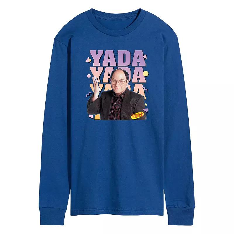 Mens Seinfeld Yada Yada Long Sleeve Graphic Tee Grey Gray Product Image