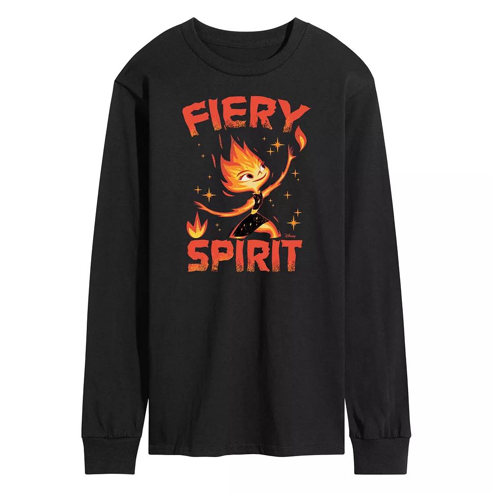 Disney's Elemental Men's Fiery Spirit Long Sleeve,  Product Image