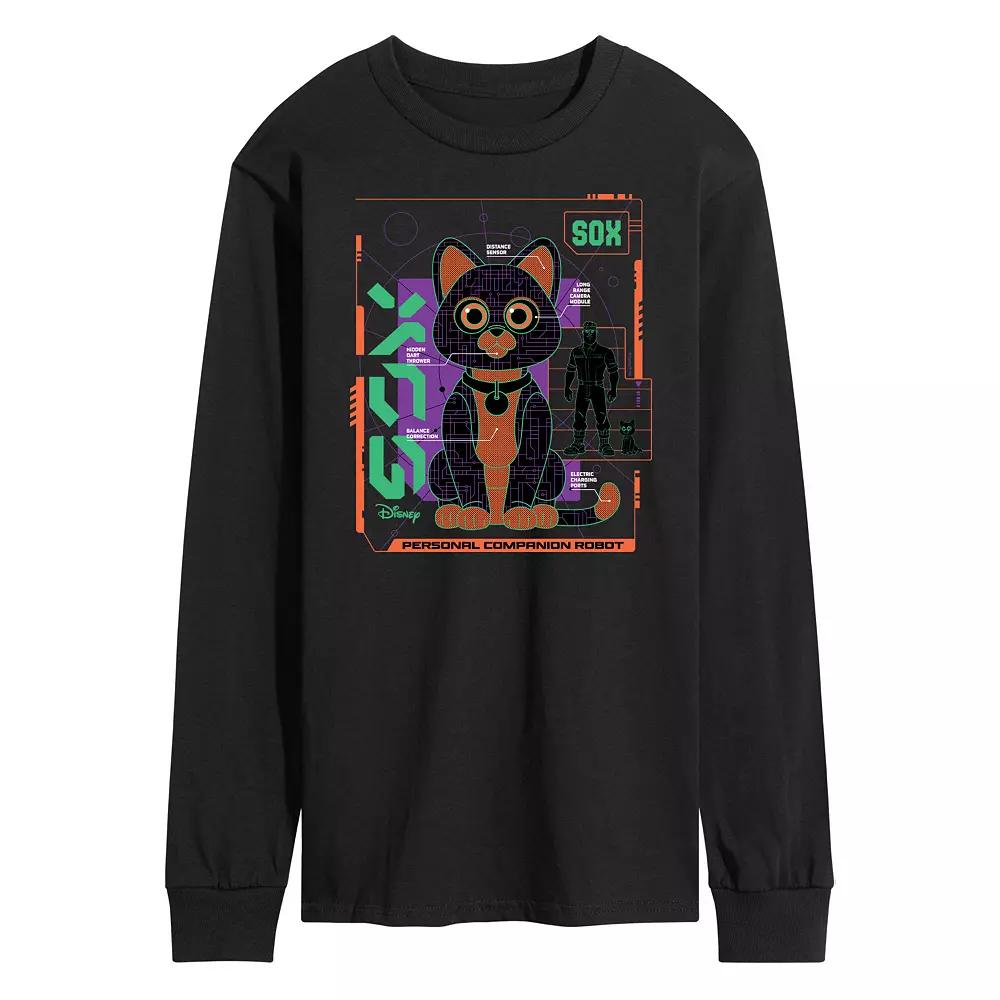 Disney / Pixar's Lightyear Sox Men's Long Sleeve Graphic Tee,  Product Image