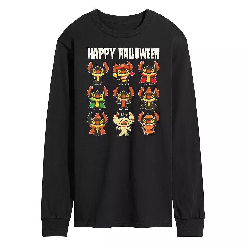 Disney's Lilo & Stitch Men's Happy Halloween Long Sleeve Tee,  Product Image