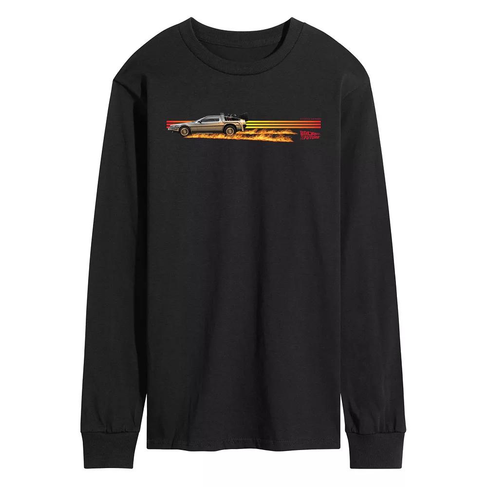 Men's The Band Logo Distressed Long Sleeve Graphic Tee,  Product Image