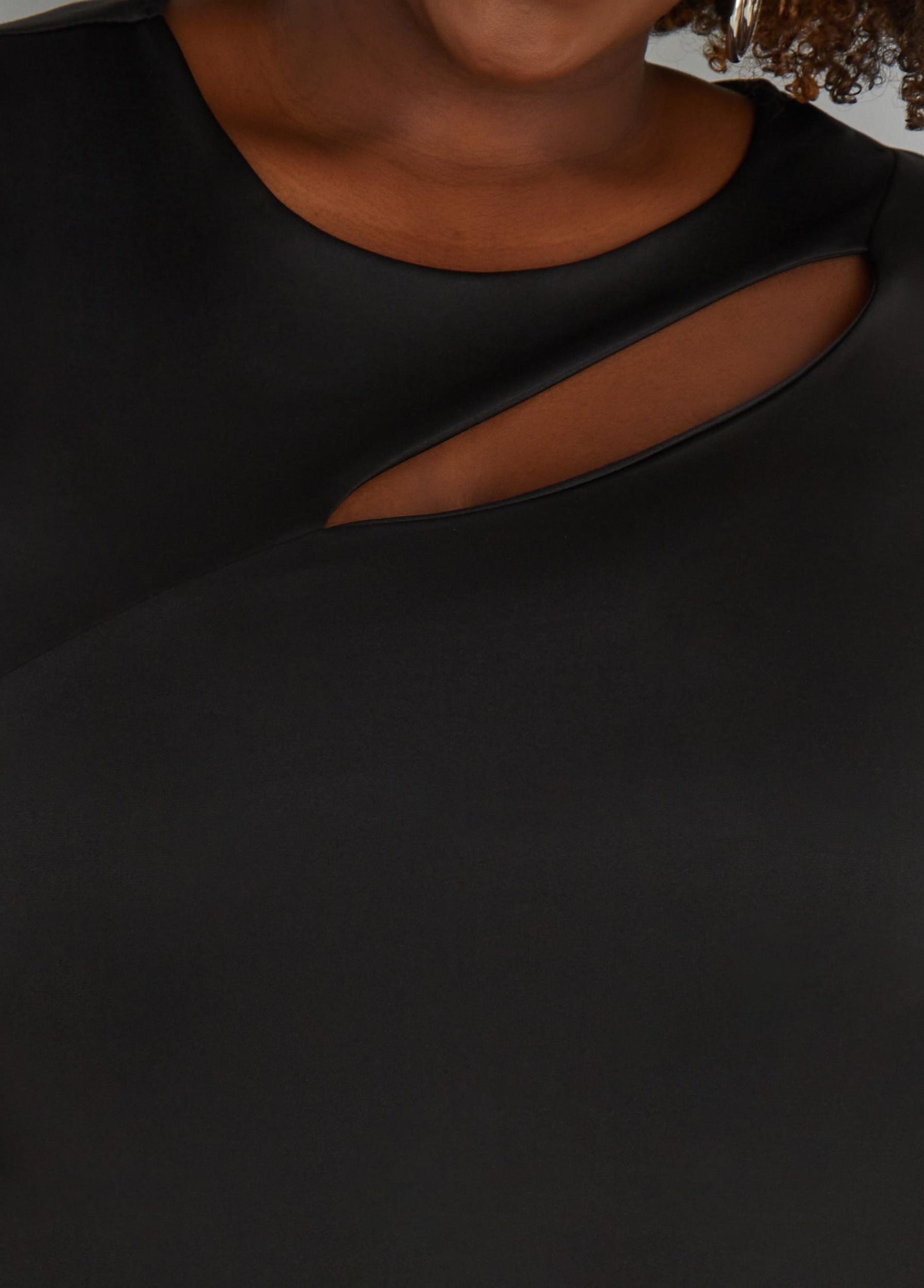 Cutout Stretch Knit Top Product Image