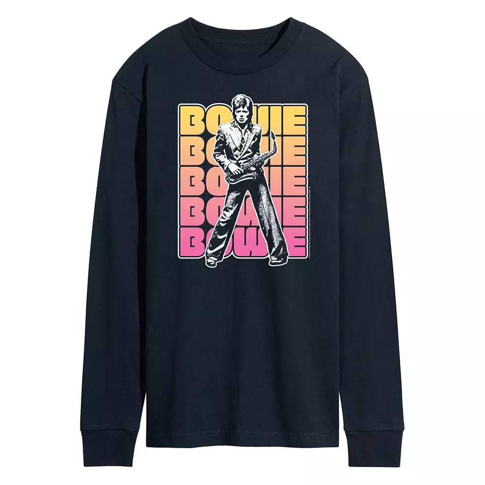 Men's David Bowie Long Sleeve Tee,  Product Image