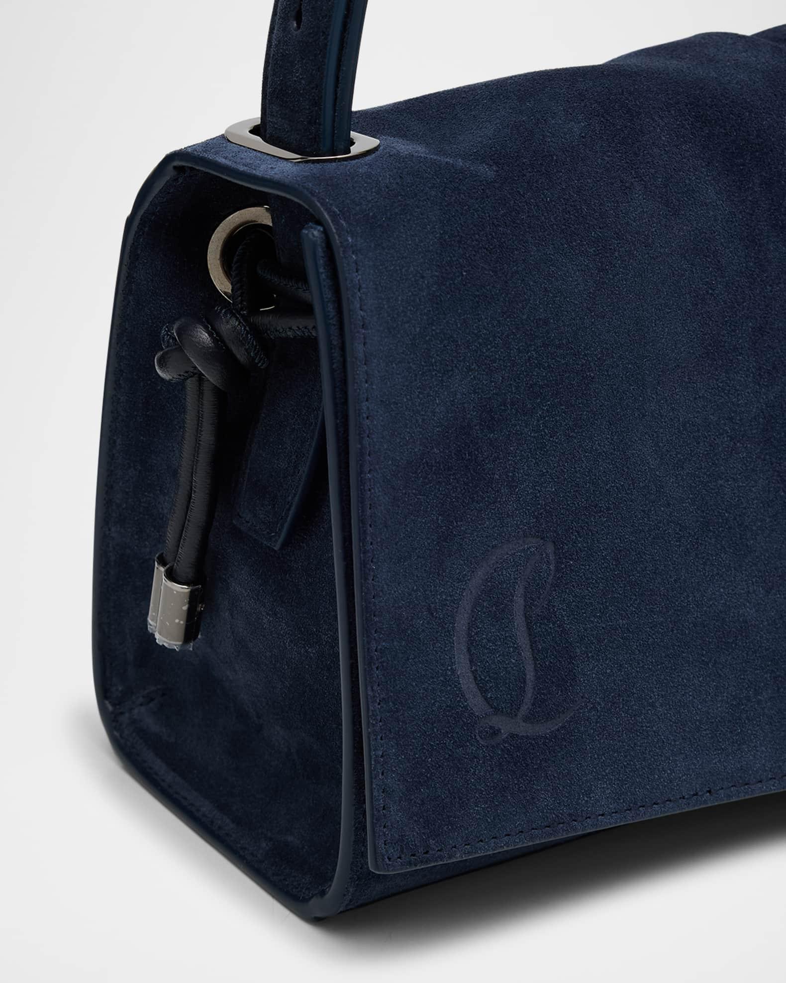 Baggy Small Shoulder Bag in Suede  Product Image