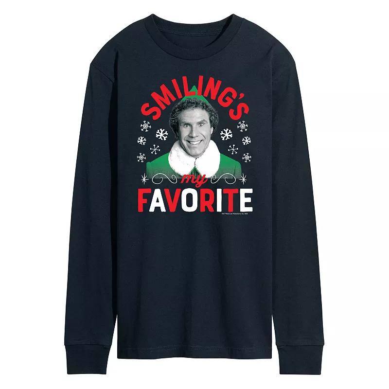 Men's Elf Smilings My Favorite Long Sleeve,  Product Image