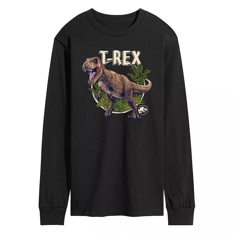 Men's Jurassic World Tyrannosaurus Rex Long Sleeve Graphic Tee,  Product Image