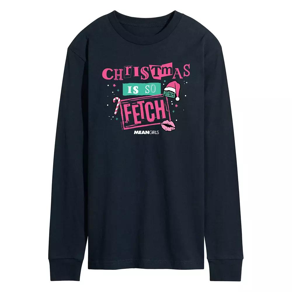 Men's Mean Girls Christmas Is So Fetch Long Sleeve Graphic Tee,  Product Image