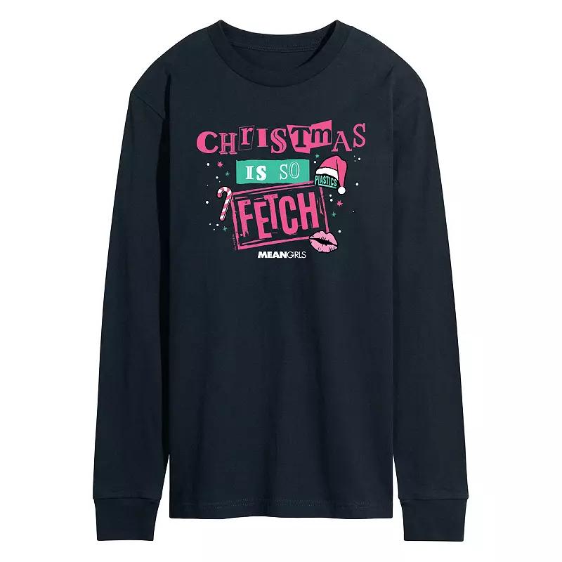 Men's Mean Girls Christmas Is So Fetch Long Sleeve Graphic Tee,  Product Image