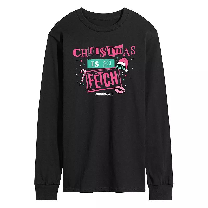 Men's Mean Girls Christmas Is So Fetch Long Sleeve Graphic Tee,  Product Image
