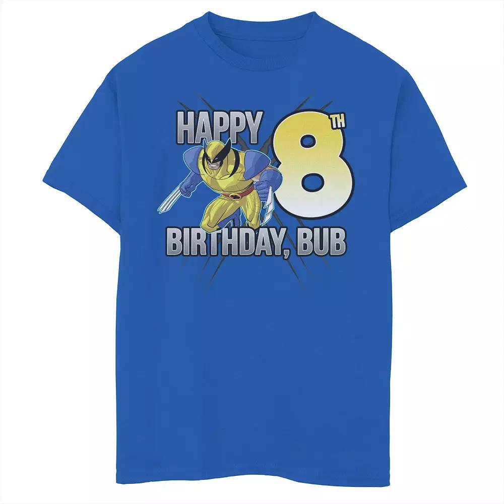 Boys 8-20 Marvel X-Men Wolverine Happy 8th Birthday Bub Graphic Tee, Boy's,  Product Image