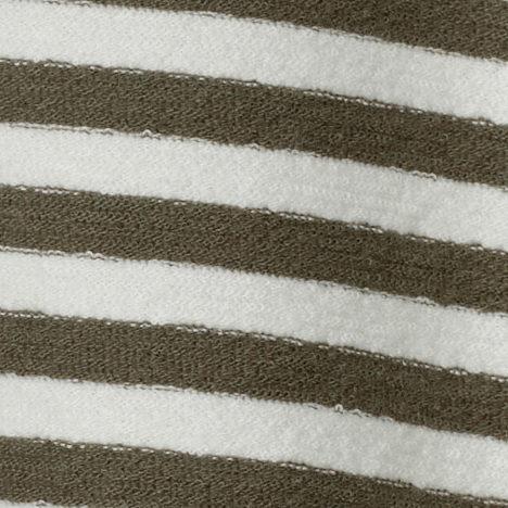 OPEN-COLLAR STRIPED TERRY POLO SHIRT Product Image