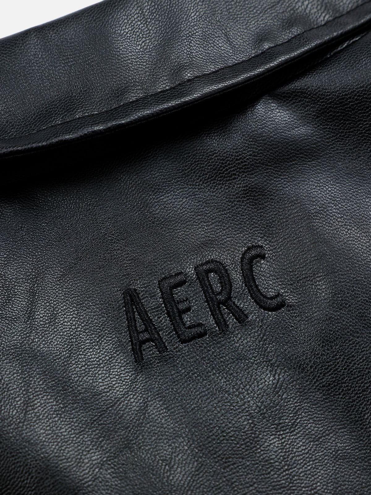 Aelfric Eden Leather Zip Up Jacket Product Image