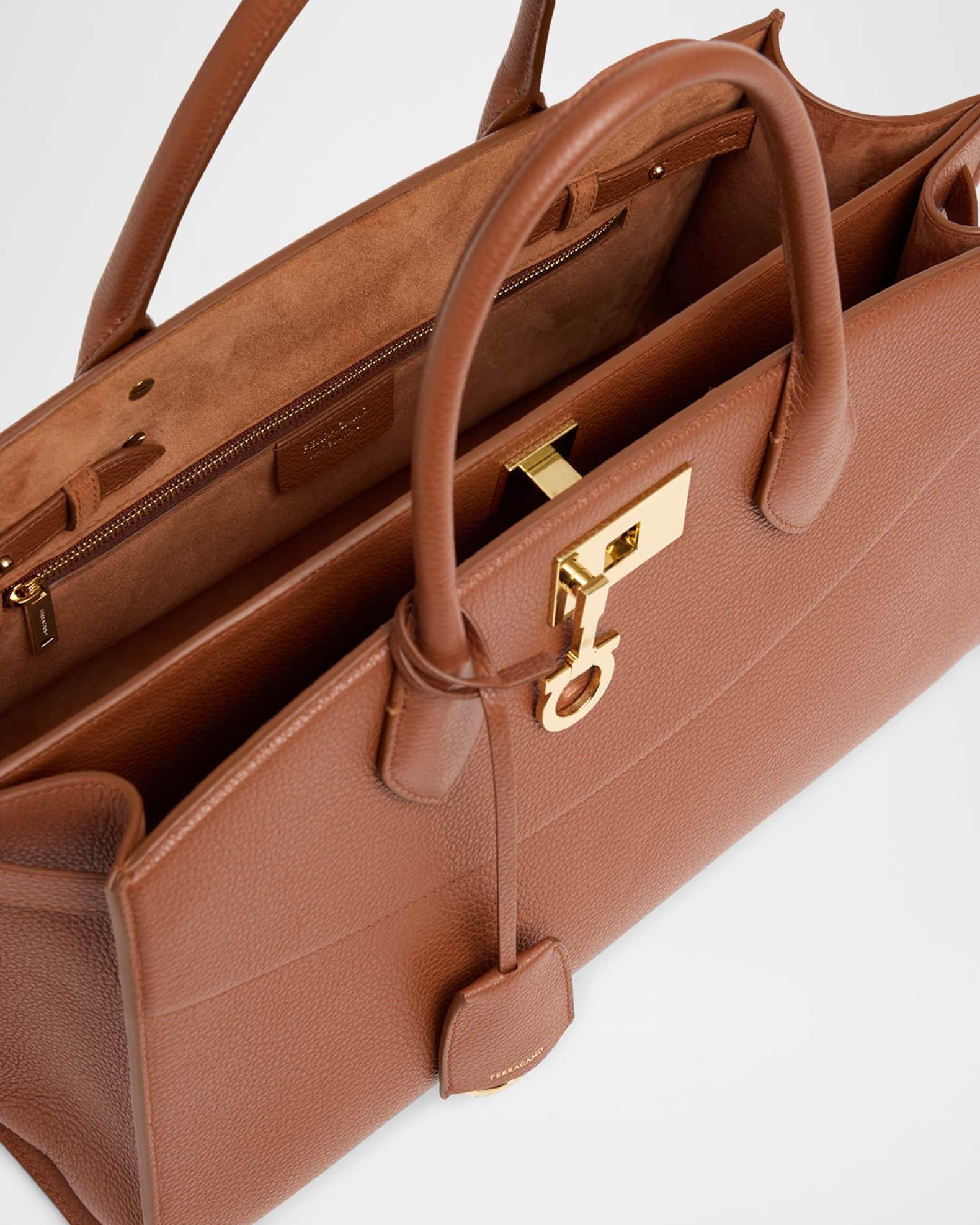 The New Studio Soft Leather Top-Handle Bag Product Image