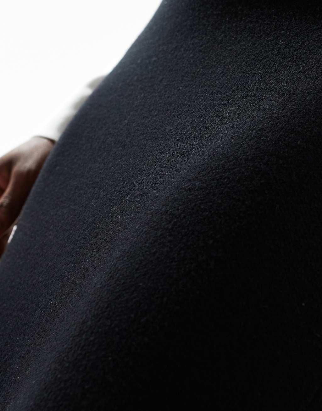 Y.A.S knitted maxi skirt in black Product Image