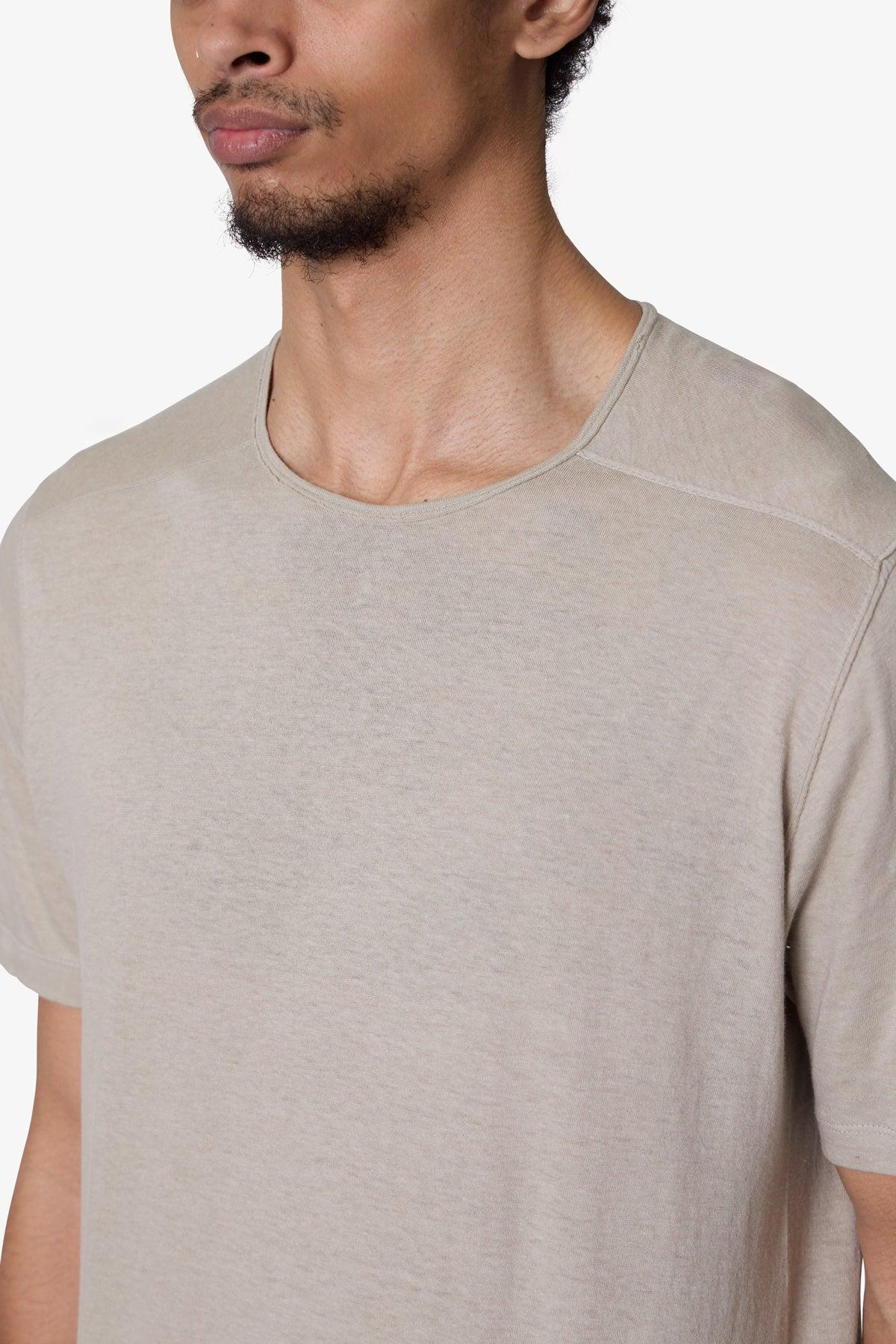 Sheer Crewneck Tee - Bone Product Image