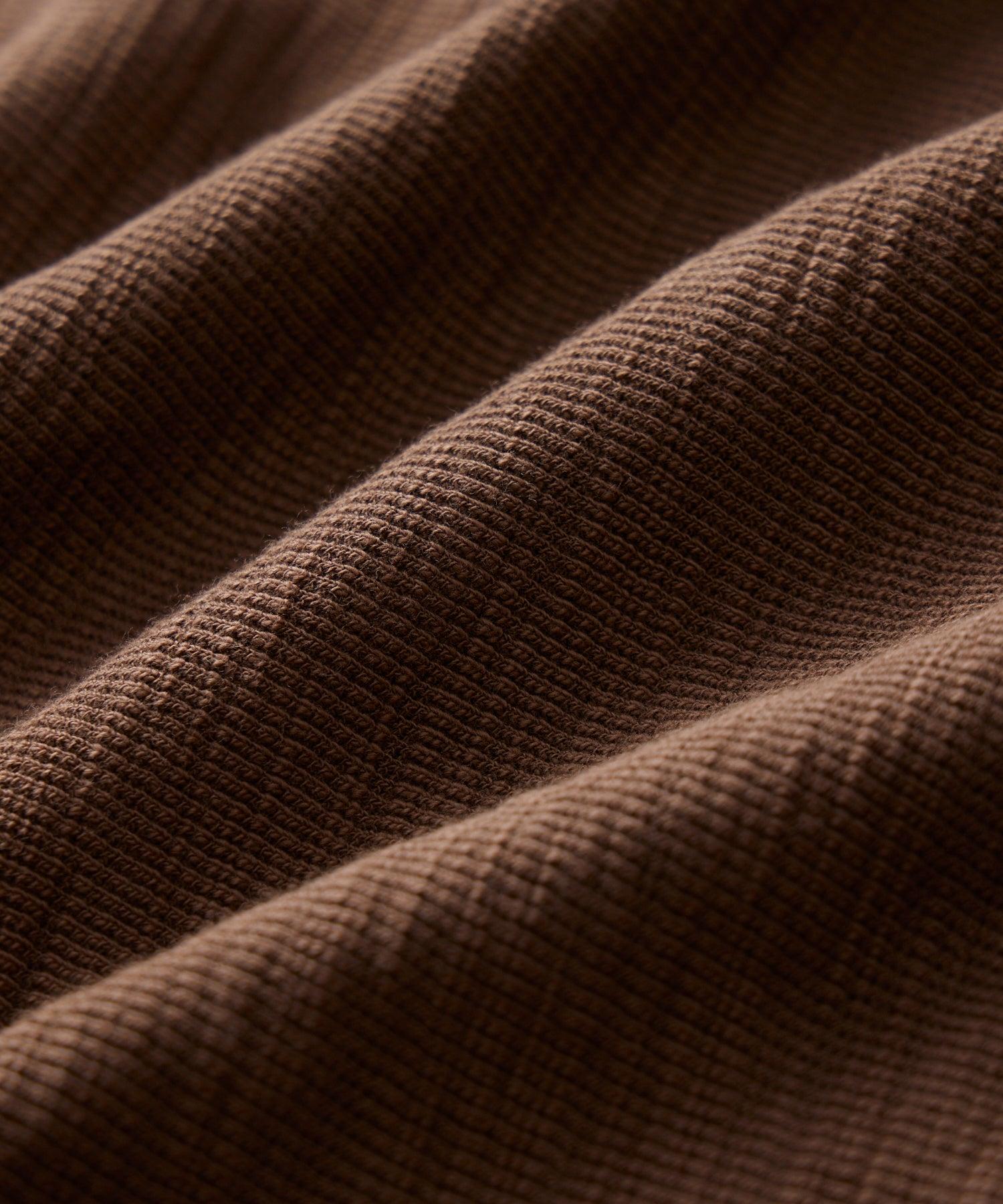 Lightweight Mini Waffle Henley Product Image