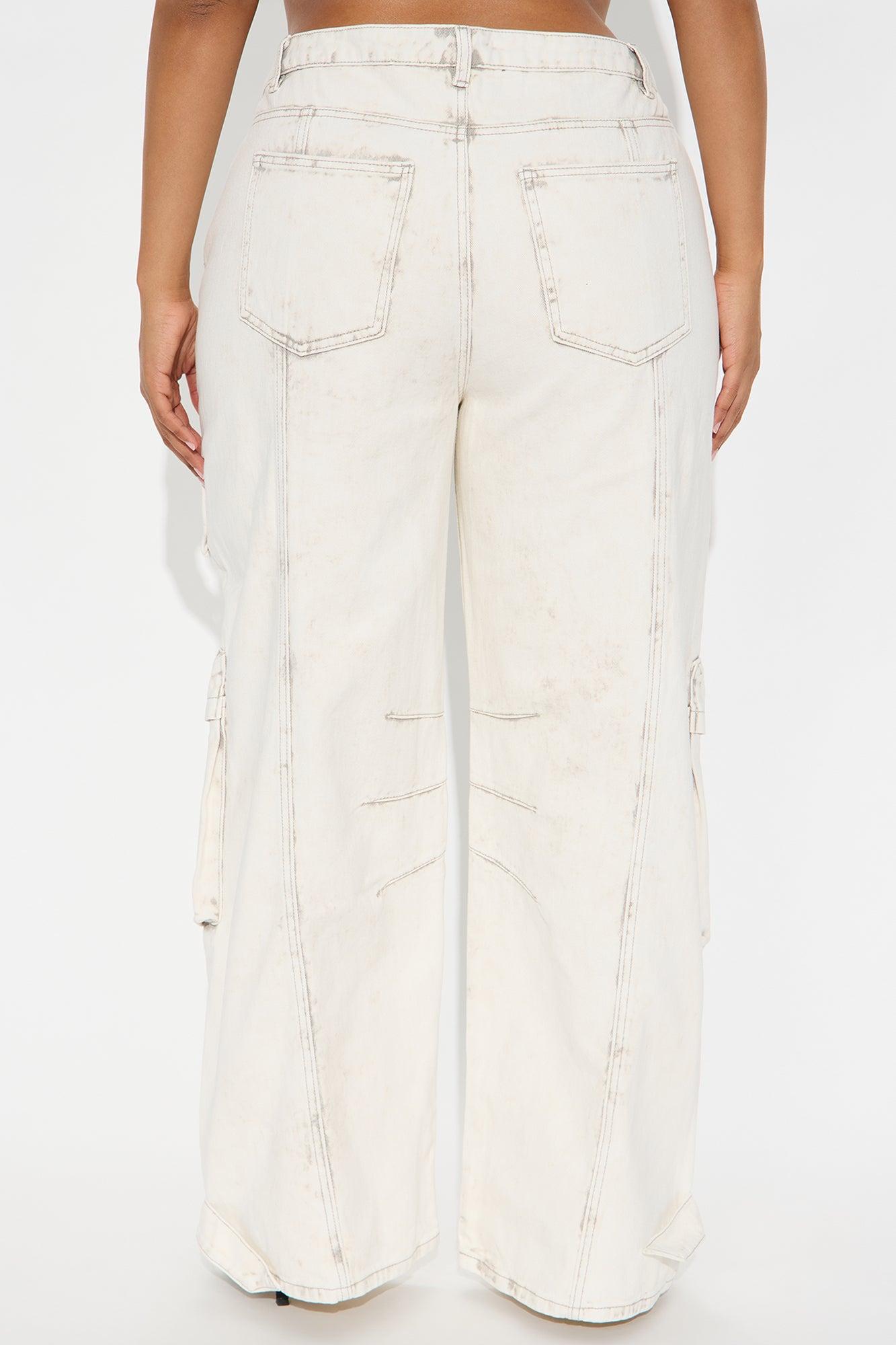 Later Tonight Cargo Pant - Grey Female Product Image