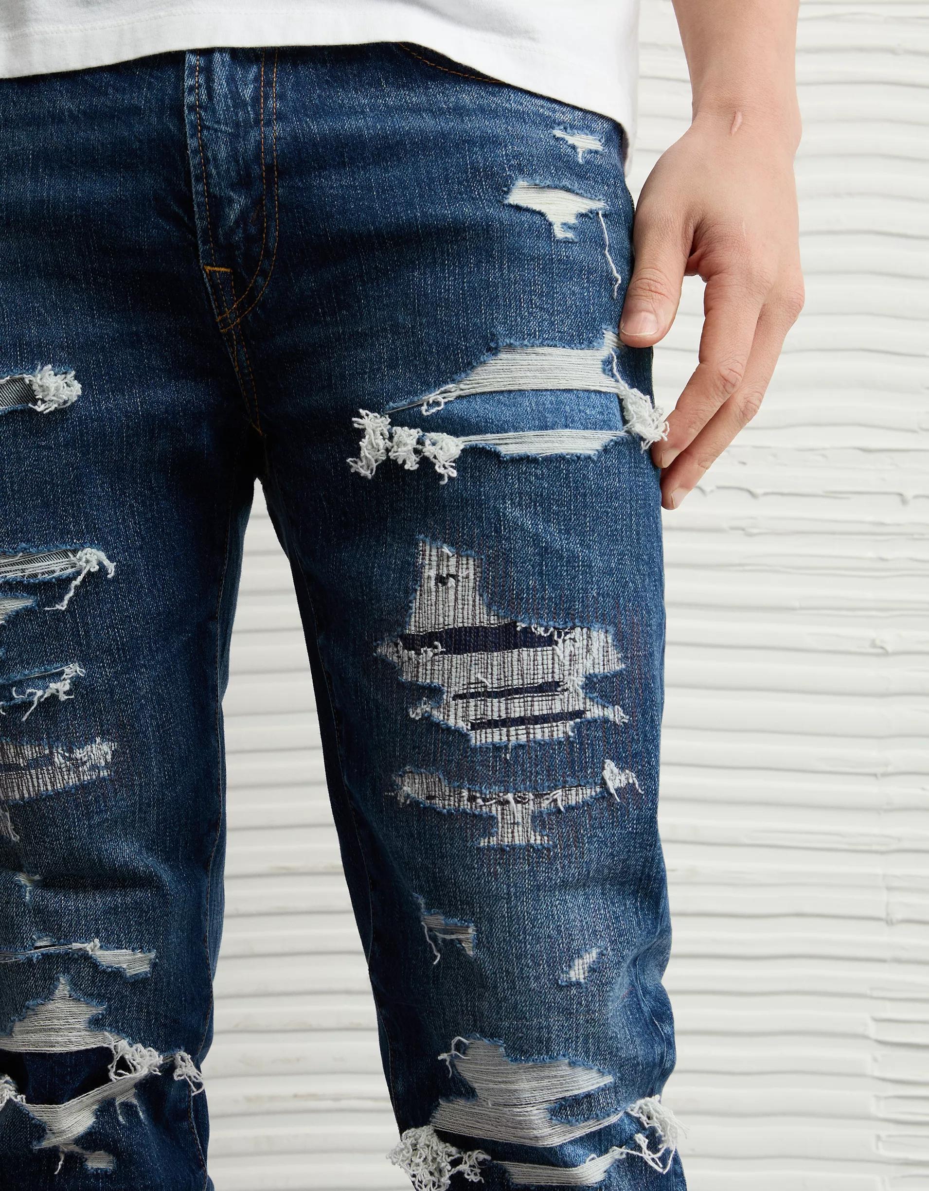 AE AirFlex+ Patched Skinny Jean Product Image