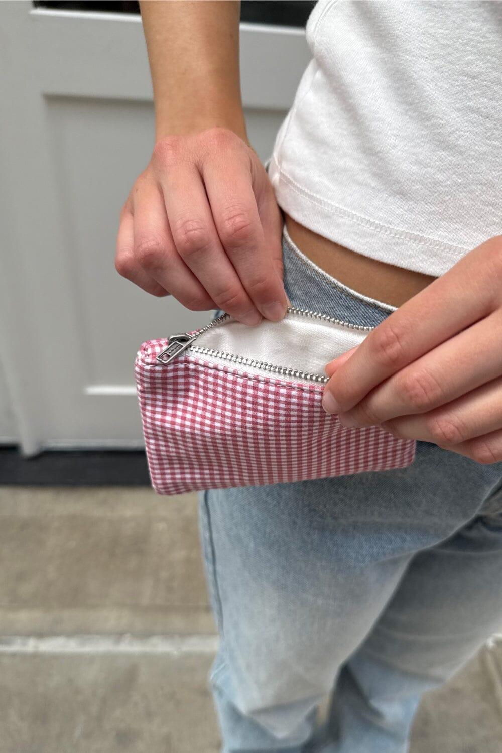 Checkered Coin Purse Product Image