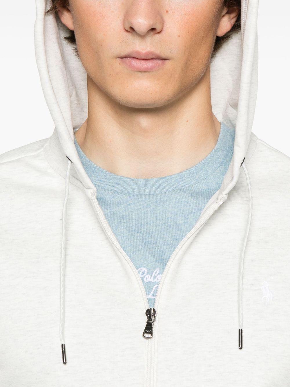 mélange-effect hoodie Product Image