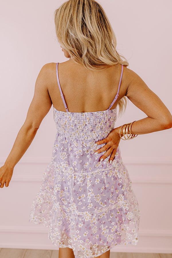 Floral Engagement Smocked Mini Dress Product Image