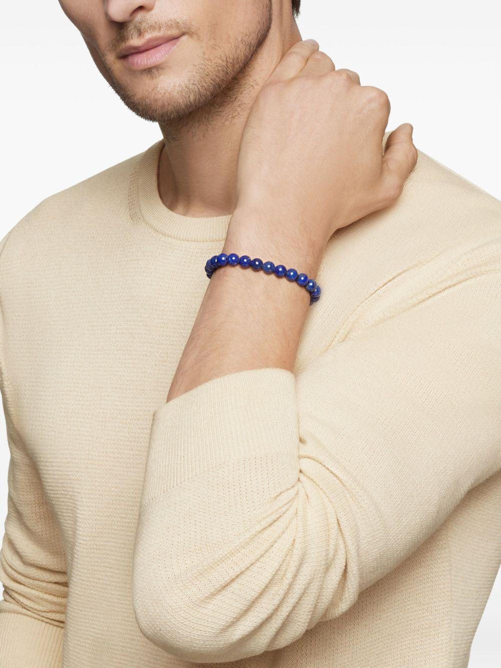 sterling silver Spiritual Beads bracelet (8mm) Product Image