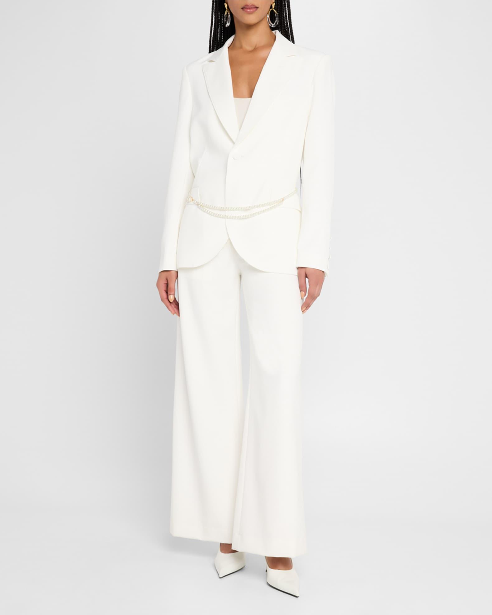 Martina Belted Crepe Blazer Product Image