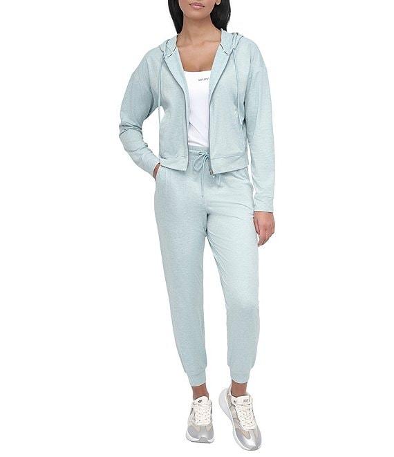 DKNY Sport by Donna Karan Coordinating Spacedye Full Zip Long Sleeve Hoodie Product Image