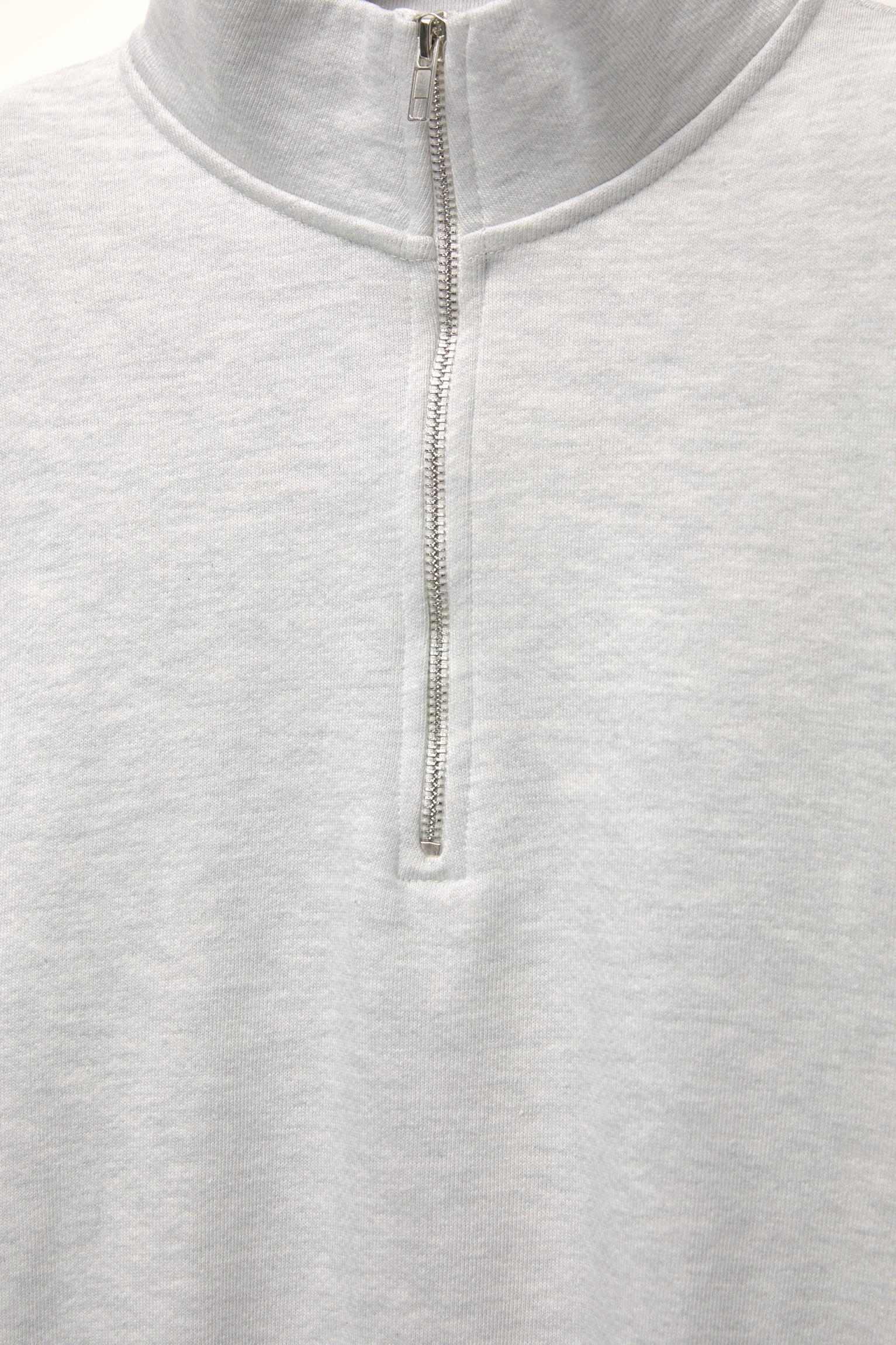 Boxy zip-up sweatshirt Product Image