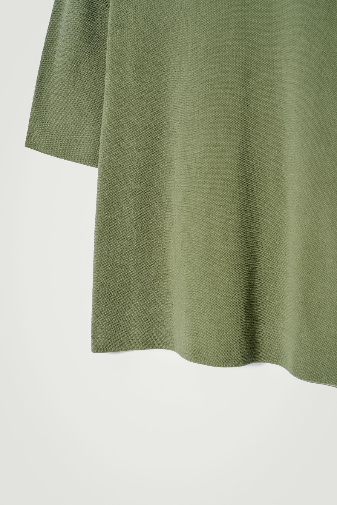 RELAXED DOUBLE-FACED KNIT T-SHIRT Product Image