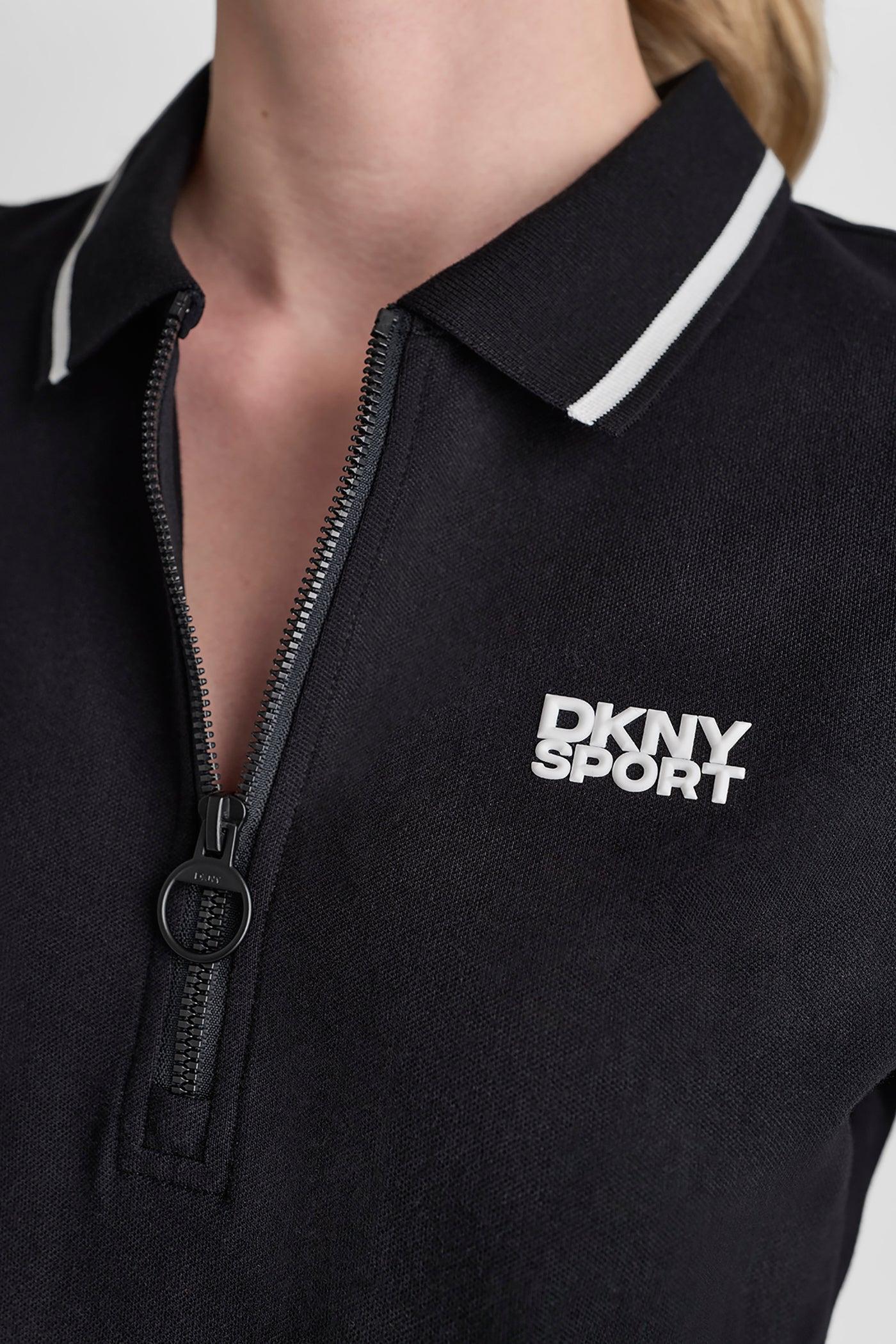LOGO EMBROIDERED ZIP POLO Product Image