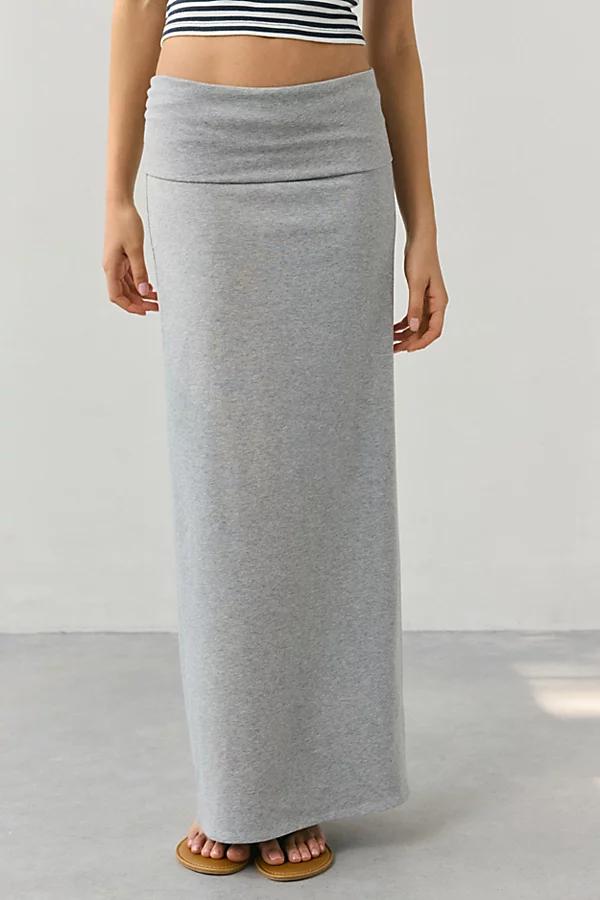 Out From Under Bec Foldover Maxi Skirt Womens at Urban Outfitters Product Image