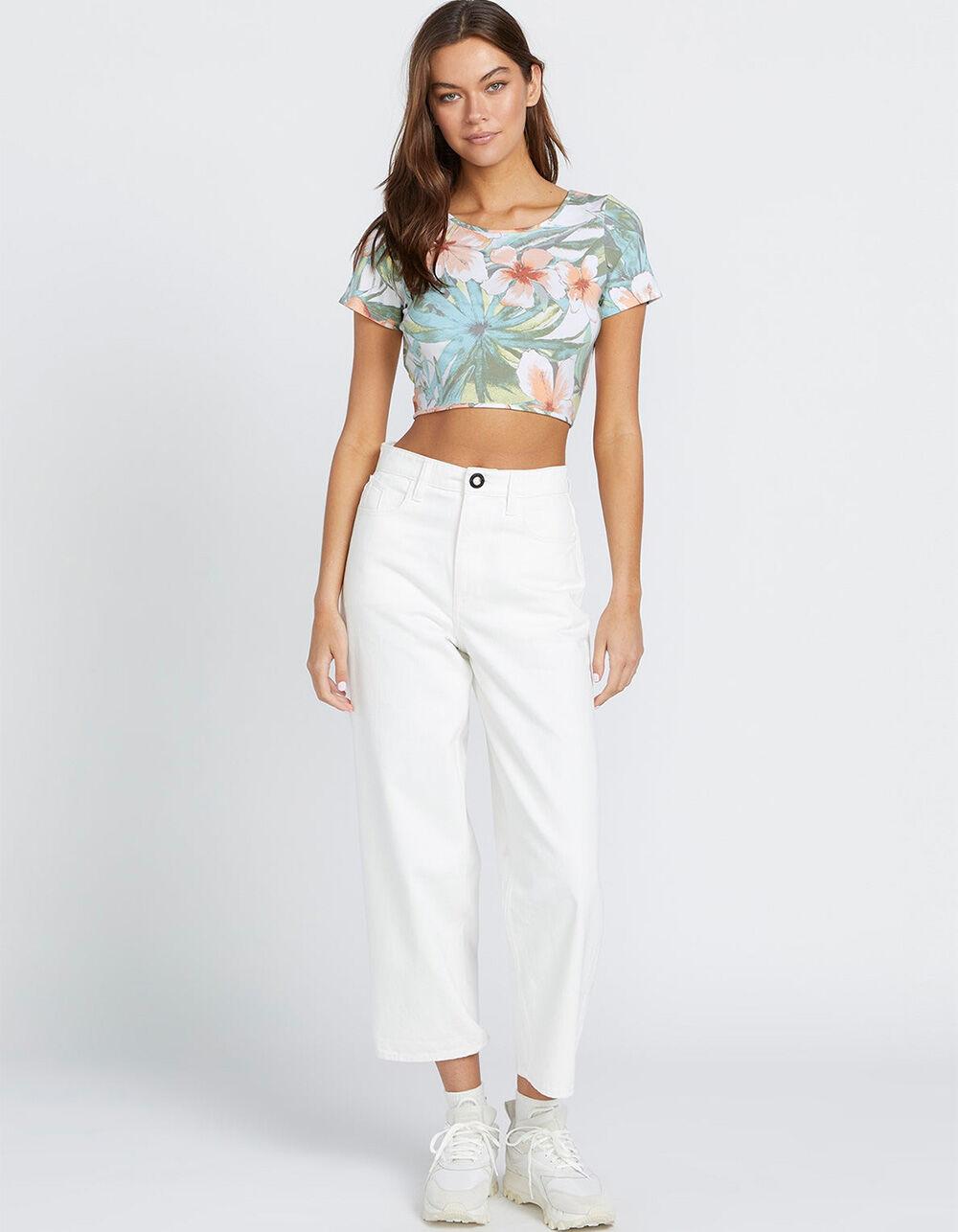 VOLCOM Had Me At Aloha Cut Out Womens Top - MULTI Product Image