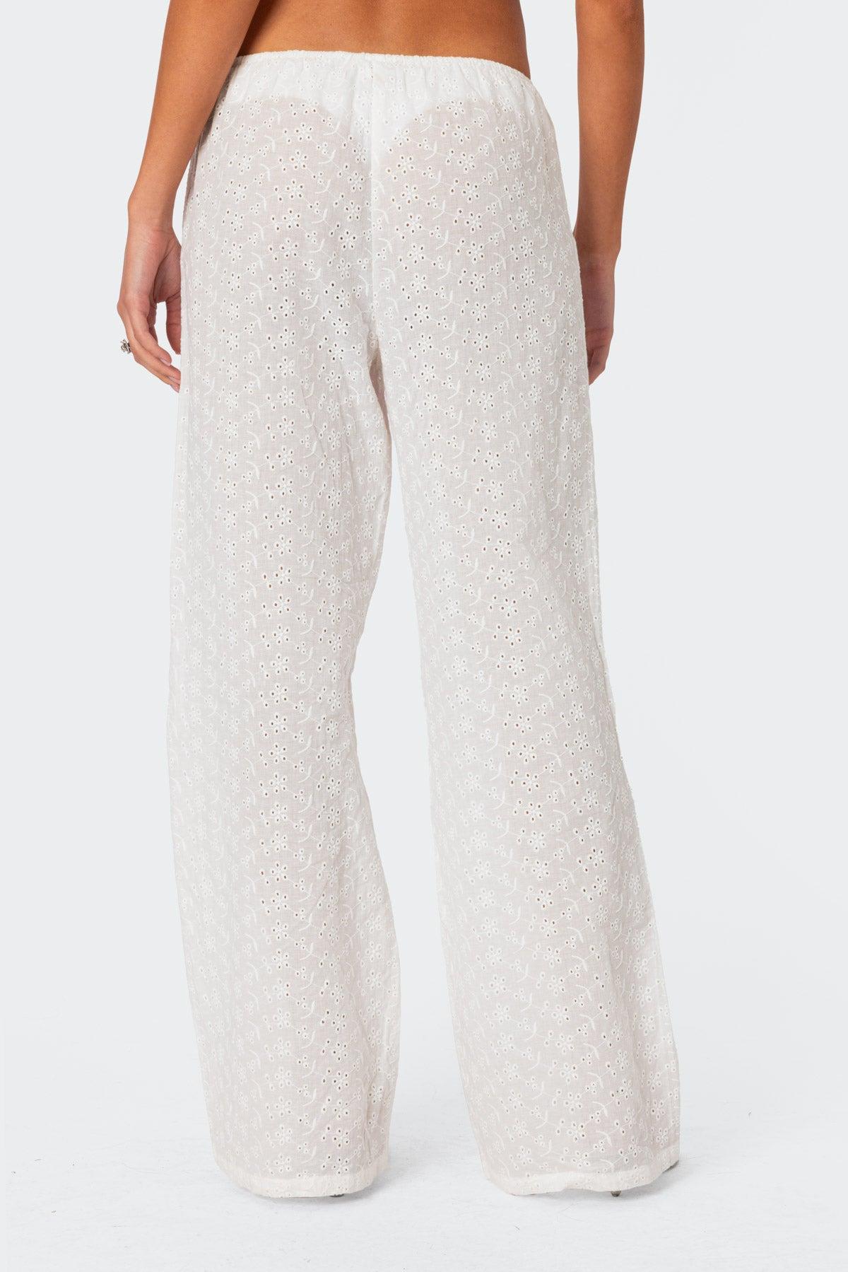 Miracle Cotton Lace Pants Product Image
