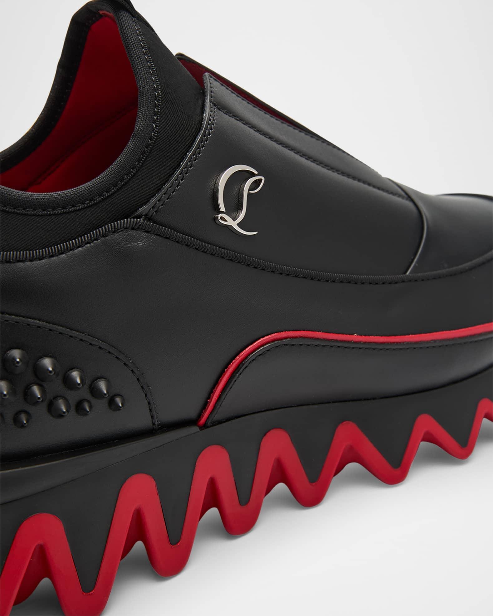 Men's Sharkyloub SP Spikes Leather Runner Sneakers Product Image