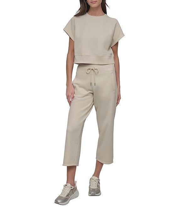 DKNY Sport By Donna Karan HD Logo 24#double; Crop Pants Product Image